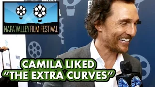 MATTHEW McCONAUGHEY INTERVIEW AT NAPA VALLEY FILM FESTIVAL 2016 FOR GOLD: CAMILA ALVES, MORE