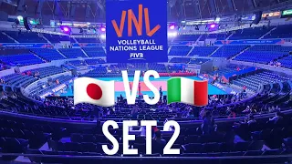 JAPAN🇯🇵 vs ITALY🇮🇹 VNL 2022 MEN'S Week 2 Set 2