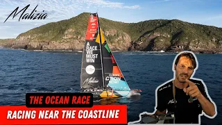 Racing Near The coastline - Leg 4 - Day 3 - The Ocean Race