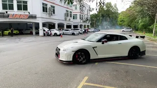 1st In The World(pertama didunia) Nissan GTR Nismo 2015 R35 Drift Making Donut only In malaysia