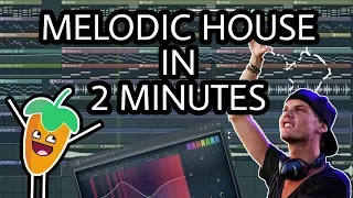 MAKE MELODIC HOUSE DROP IN 2 MINUTES [FL STUDIO]