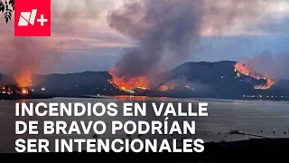 Incendios en Valle de Bravo habrían sido intencionales; piden apoyo para brigadistas - En Punto