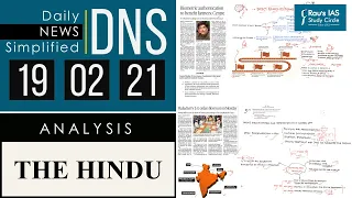 THE HINDU Analysis, 19 FEBRUARY 2020 (Daily News Analysis for UPSC) – DNS