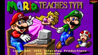 Mario Teaches Typing (1992) - DOS Gameplay Video (PC MS-DOS)