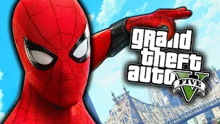 GTA V MODS: SPIDERMAN EN GTA 5 !!