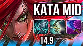 KATARINA vs VEIGAR (MID) | 7 solo kills, 15/2/8, Legendary, 1000+ games | KR Master | 14.9