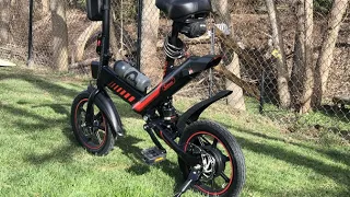 Electric Bicycle, Sailnovo 14'' Folding E Bike Review, FAST FAST FAST