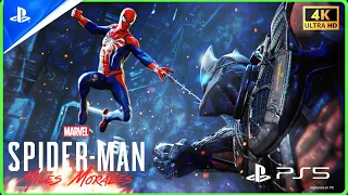 Spiderman miles morales | Fight with Huge Rhino 🦏 | Playstation 5 Gameplay | #ps5 #gaming