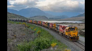 KiwiRail DXC Thunder! Chasing Coal Train No 836T 4K
