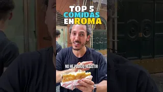 TOP 5 LUGARES DÓNDE COMER EN ROMA *BUENÍSIMOS Y BARATOS* 🍕🇮🇹🍝