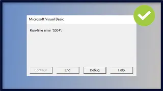 Microsoft Visual Basic - Run Time Error 1004 - Excel VBA