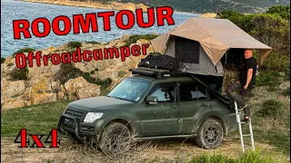 OFFROAD ROOMTOUR vom GELÄNDEWAGEN - Vanlife - Front Runner Umbau- Mitsubishi Pajero V80 3,2L BJ 2018