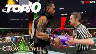 WWE 2K23: Crown Jewel 2023 TOP 10 Predictions!