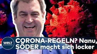 CORONA: Söder macht sich locker! In Bayern fallen Donnerstag viele Covid19-Regeln weg I WELT News