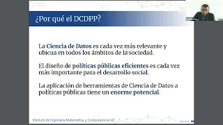 Charla informativa Diplomado en Ciencia de datos para políticas públicas