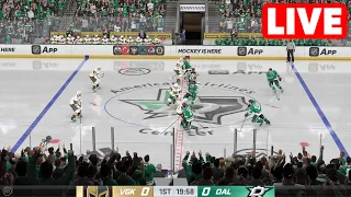 NHL LIVE🔴 Vegas Golden Knights vs Dallas Stars | Game 1 - 22nd April 2024 | NHL Full Match - NHL 24