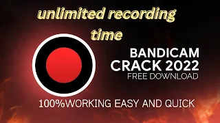 How to Download BANDICAM Cracked Version Latest |Unlimited recording time | 100% working| Bandicam