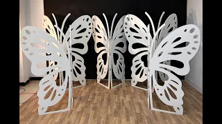 How to Make Butterfly Backdrop | Butterfly Backdrop DIY