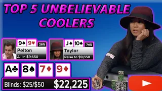 WORST Coolers in Poker HISTORY!!!