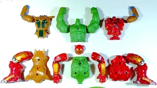 avengers superhero toys.. hulk smash vs hulk buster vs thanos armor.. merakit mainan