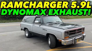 1989 Dodge Ramcharger 5.9L V8 w/ DYNOMAX EXHAUST!