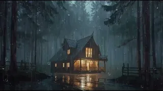 VERY HEAVY Rain Sounds for FAST Sleep- 3 HOURS NO ADs🌧️😴