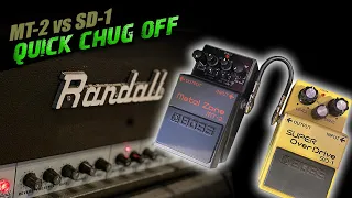 Quick Chug Off - Boss MT-2 vs SD-1 - Randall RG100ES