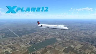 X-Plane 12 MD-82 How-To | Cold/Dark and AP ILS Landing