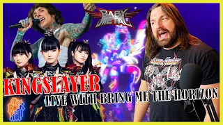 Su Got Me Here! | Kingslayer - Bring Me The Horizon and Babymetal Live For The First Time | REACTION