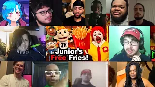 SML Movie: Junior's Free Fries! Reaction Mashup
