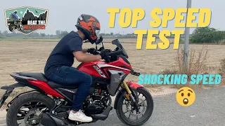 Honda cb200x top speed test | Sach mein ye itna bhagti hai? | #BTM #Hondacb200x #TopSpeed