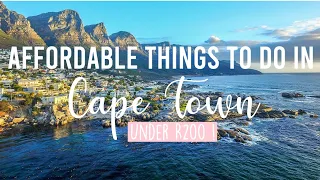 9 Affordable Things to Do In CAPE TOWN, South Africa on a BUDGET! (UNDER R200) | Natalie Wera