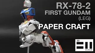 RX-78-2 FirstGundam (step by step tutorial-Leg)