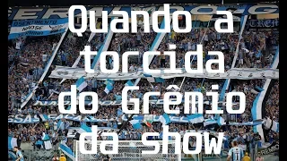 Quando a torcida do Grêmio da show!!