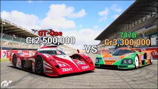Gran Turismo 7 | Toyota GT-ONE Vs Mazda 787B, LMP & Group C "Should be Gr.1?" [4K PS5]