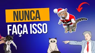 5 coisas que você NUNCA deve fazer com o seu gato | você vai  se SURPREENDER com a última!