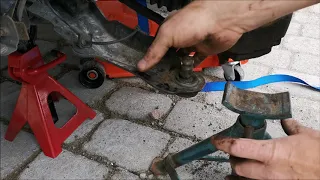 Change lower ball joint Renault Scenic II