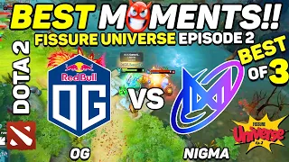 OG vs Nigma Galaxy - HIGHLIGHTS - FISSURE UNIVERSE: EPISODE 2 | Dota 2