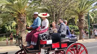 💐Romería a la Básilica Santuario de Santa María de la Victoria 💃 Feria de Málaga 2023.