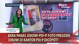 Bara Panas Jokowi & PDI-P! Foto Jokowi Di Kantor PDI-P Dicopot?