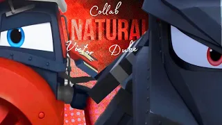 COLLAB | Robot Trains | Duke and Victor | NATURAL | @_optimusprimedino_