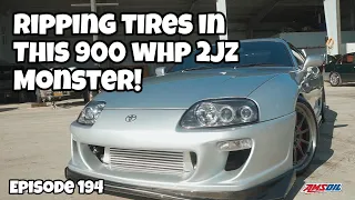 Watch This 900+ WHP Supra Rip Tires! (Cayman Series Part 2) - SKVNK LIFESTYLE EPISODE 194