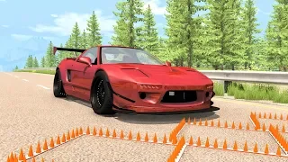 Massive Spike Strip Pileup Crashes #41 – BeamNG Drive | CrashBoomPunk