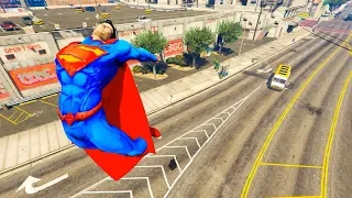 GTA 5 Hulk Vs Superman Ragdoll Compilation | (GTA 5 Fails Funny Moments Ragdolls)