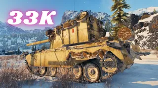 33K Damage with FV4005 Stage II  11K  & FV4005 -12.5K & 9.5K  World of Tanks Replays