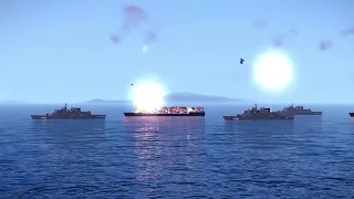 Today,Russia sent its elite air force,sinking 2 cargo ships full of ammunition headed for Ukraine