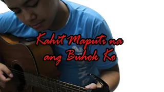 Kahit Maputi Na Ang Buhok Ko - Moira Dela Torre | The Hows of Us OST(FINGERSTYLE COVER) MATEO VLOGS