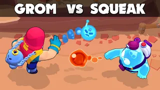 GROM vs SQUEAK | 1vs1 | Brawl Stars