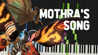 Mothra's Song (Mothra Theme) | Piano Cover / Tutorial