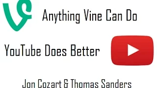 Vine vs YouTube: The Song | Jon Cozart & Thomas Sanders | LYRICS